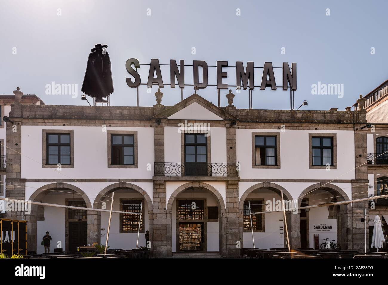 Le vin de Porto Sandeman lodge de Nova de Gaia Porto Portugal Banque D'Images