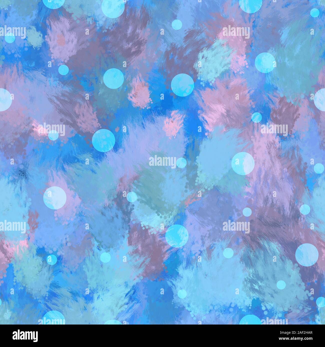 Bleu Rose avec fond transparent parsemé. Modèle sans couture. Banque D'Images