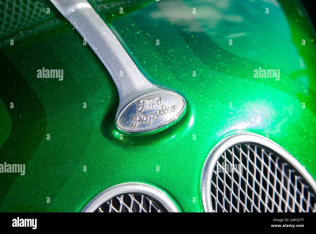 1955 Ford hot rod dragster Pop Banque D'Images