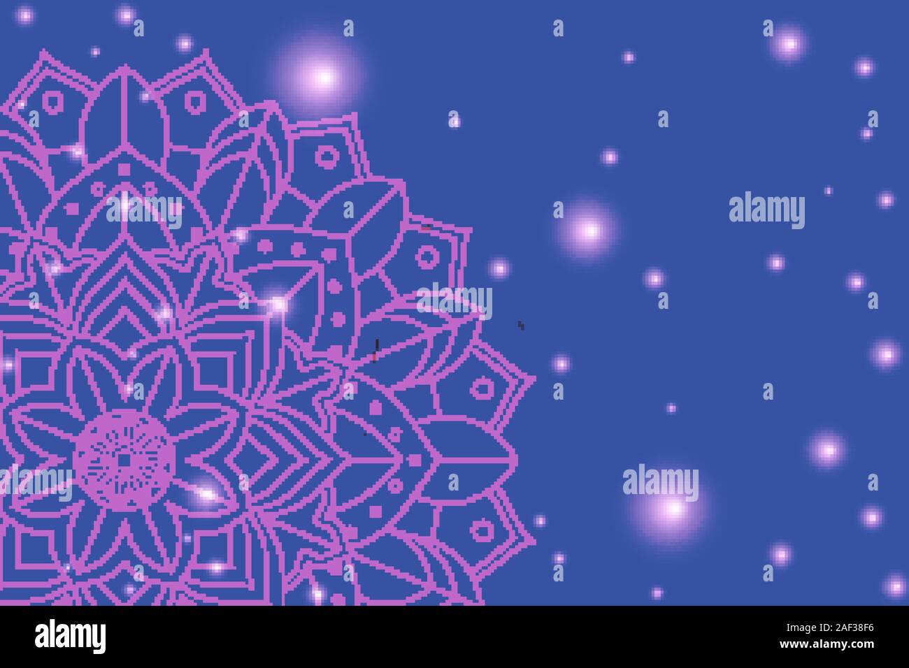 Arrière-plan modèle avec illustration dessins mandala Illustration de Vecteur