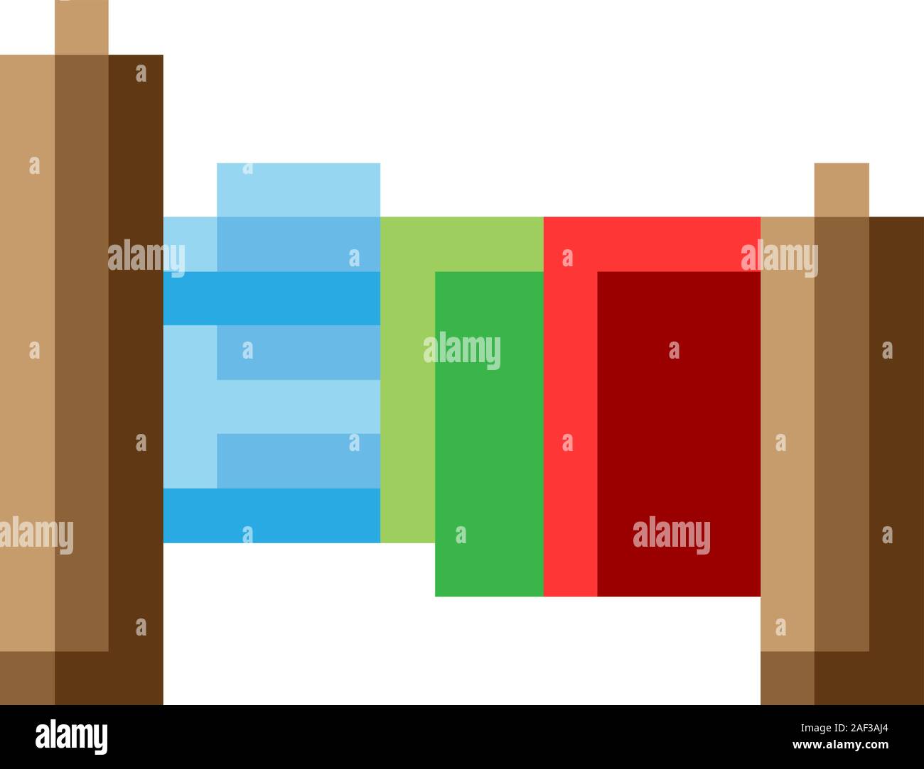 Pixel 8 bits lit Jeu Vidéo Icône Art Illustration de Vecteur