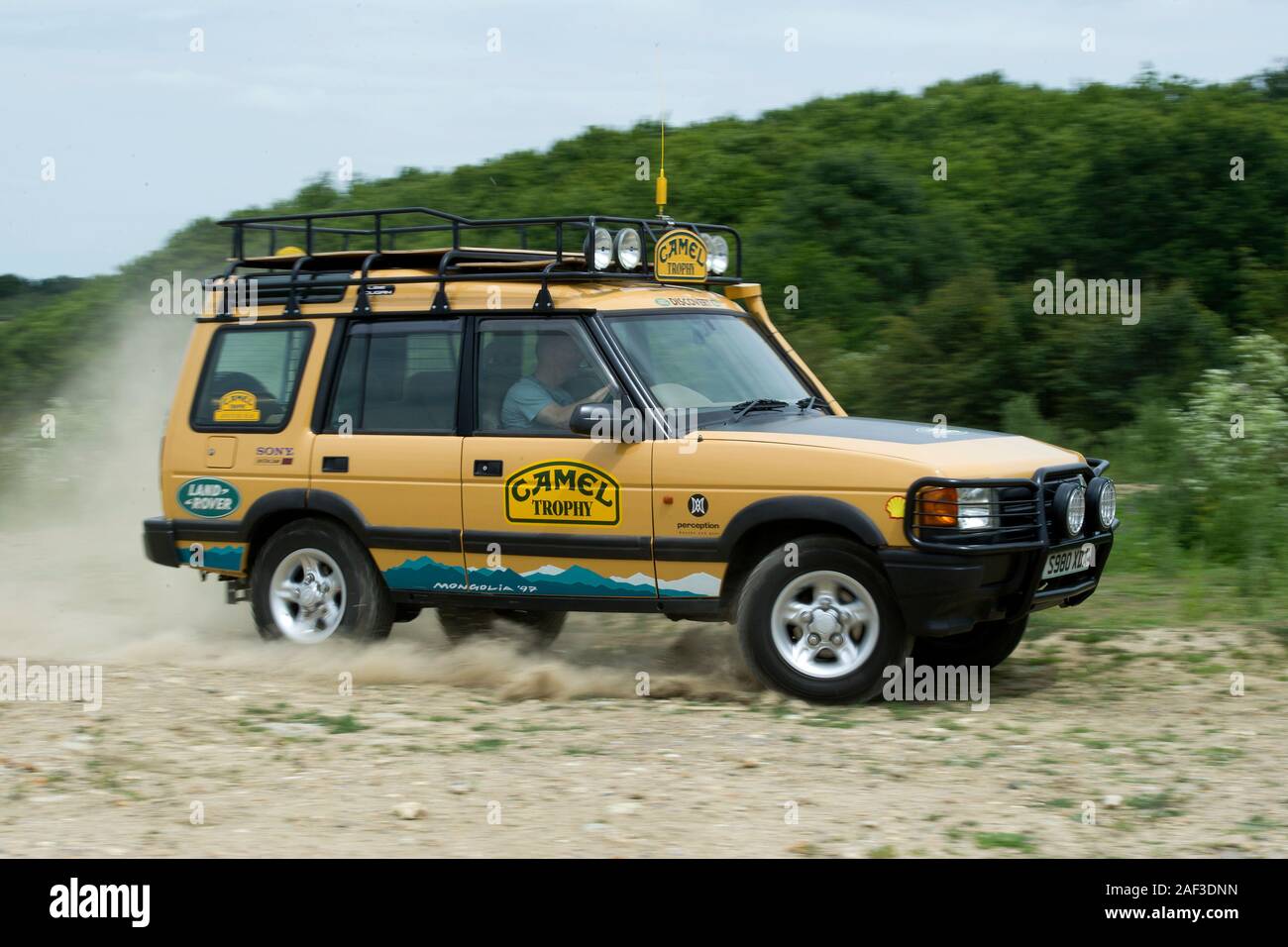 Camel Trophy 1997 Mk1 Land Rover Discovery au large de terrain Photo Stock  - Alamy