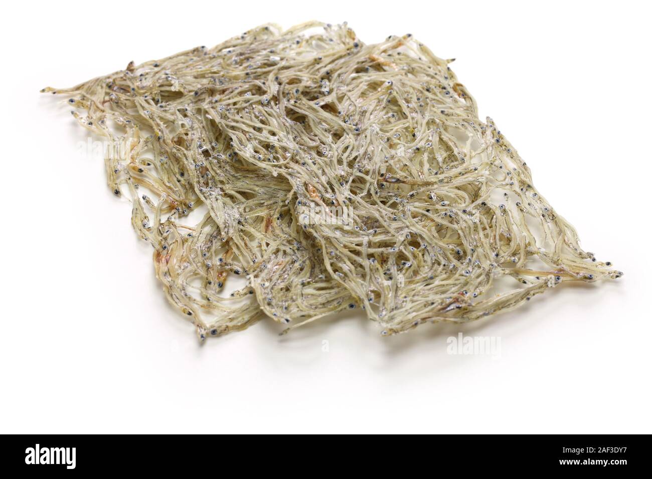 Iwashi Tatami est un aliment japonais à base de sardines de bébé. Banque D'Images
