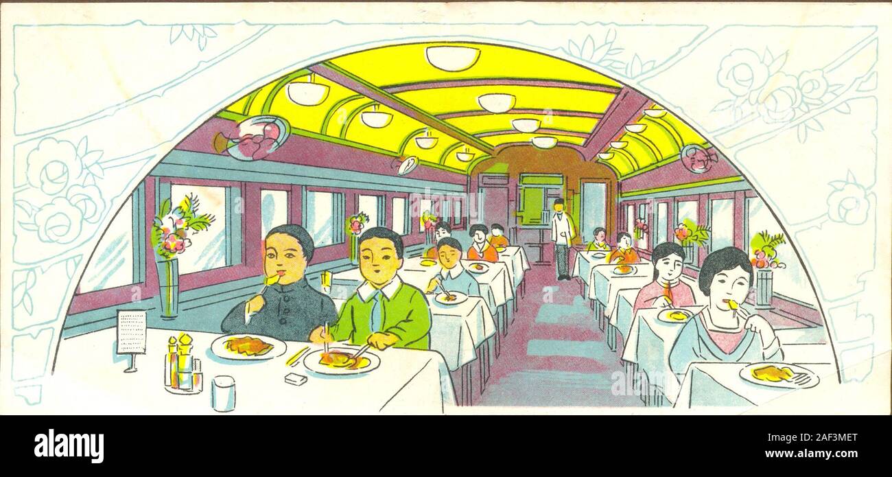 Manger dans le train Banque de photographies et d’images à haute résolution Alamy