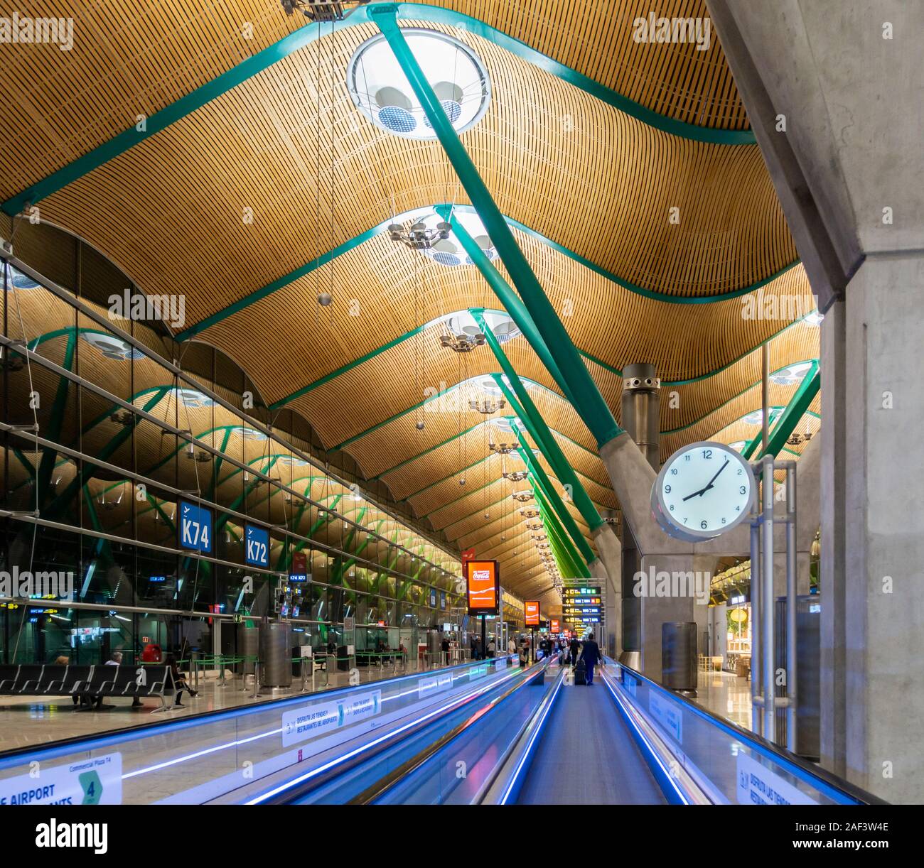 Aéroport de Madrid. Espagne Banque D'Images