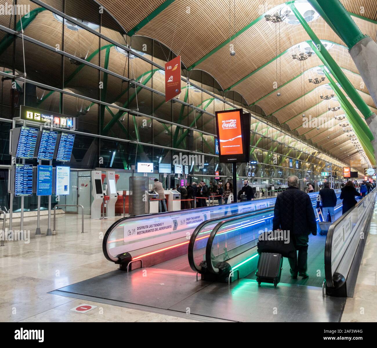 Aéroport de Madrid. Espagne Banque D'Images