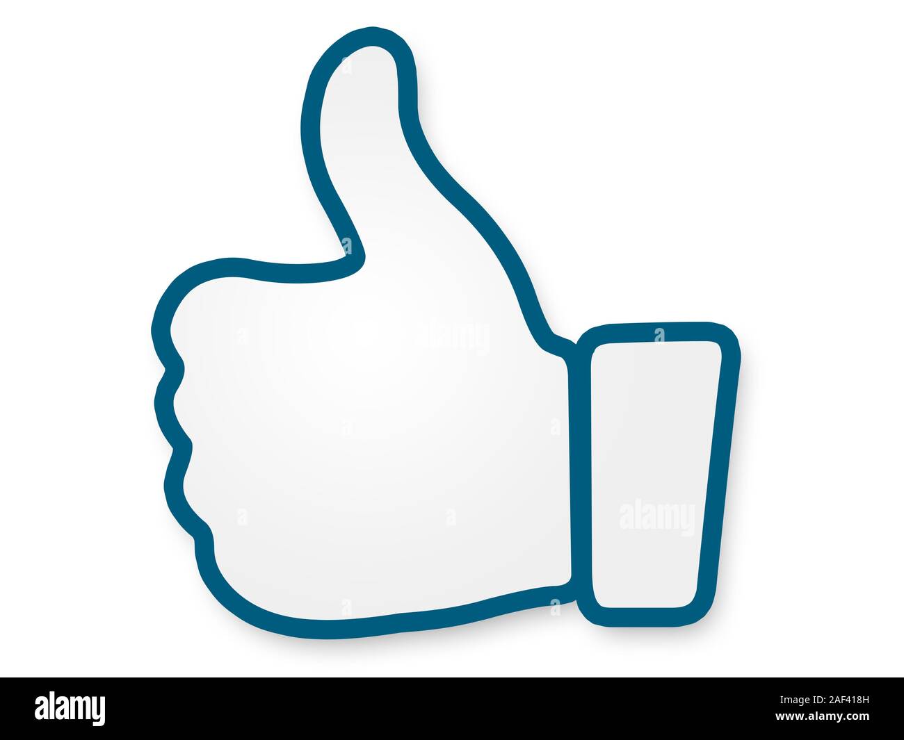 Thumbs Up Sign Banque D'Images