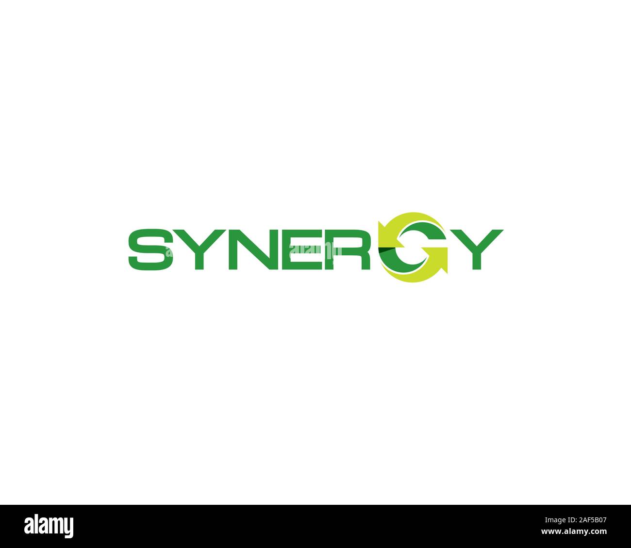 Logo commande synergie Illustration de Vecteur