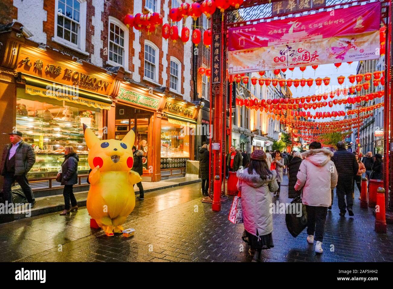 Pikachu, Chinatown, West End, Londres, Angleterre, Royaume-Uni Banque D'Images