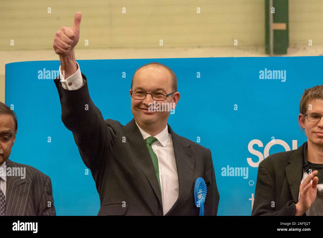 Southend on Sea, Essex, Royaume-Uni. Le compte final vient d'être annoncé pour la circonscription Sud-Est de Southend et Rochford, avec James Duddridge conservateur holding sur le siège qu'il occupe depuis 2005 Banque D'Images