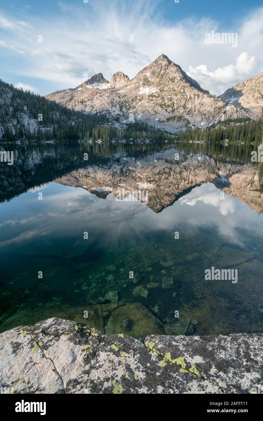 Lac Toxaway en Idaho's Celebrations. Banque D'Images