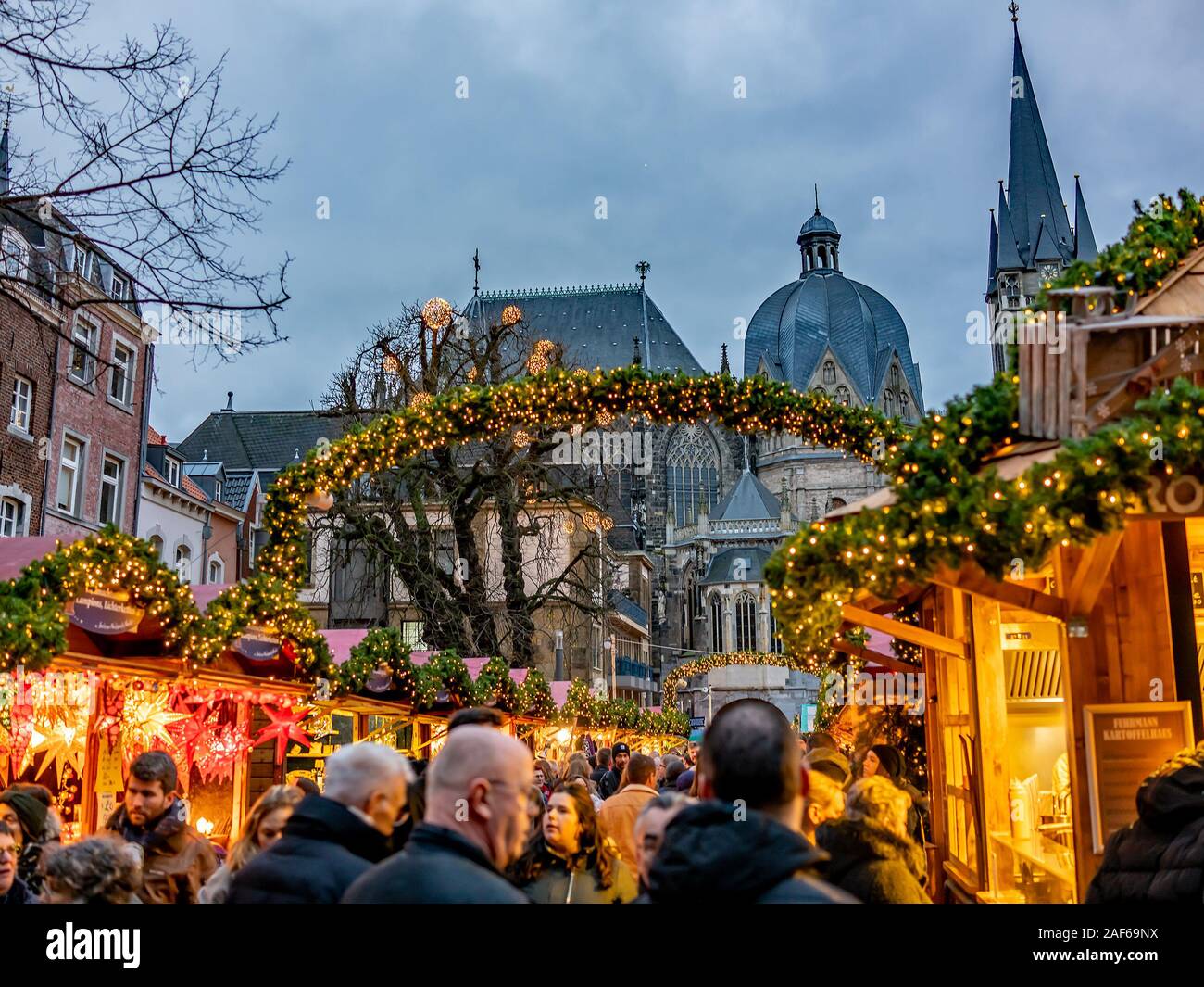 Aachen christmas market Banque de photographies et d’images à haute résolution Alamy
