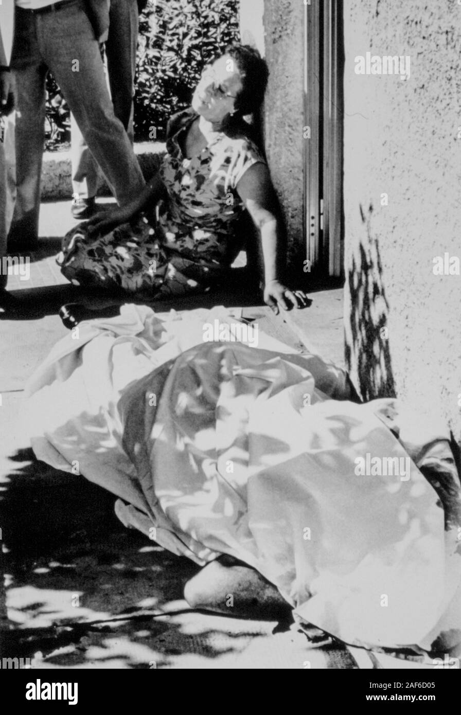 Salvatore Inzerillo, dit Totuccio, gangster italien liés à Cosa Nostra à Palerme Corleone tués par le 11 mai, 1981 Banque D'Images