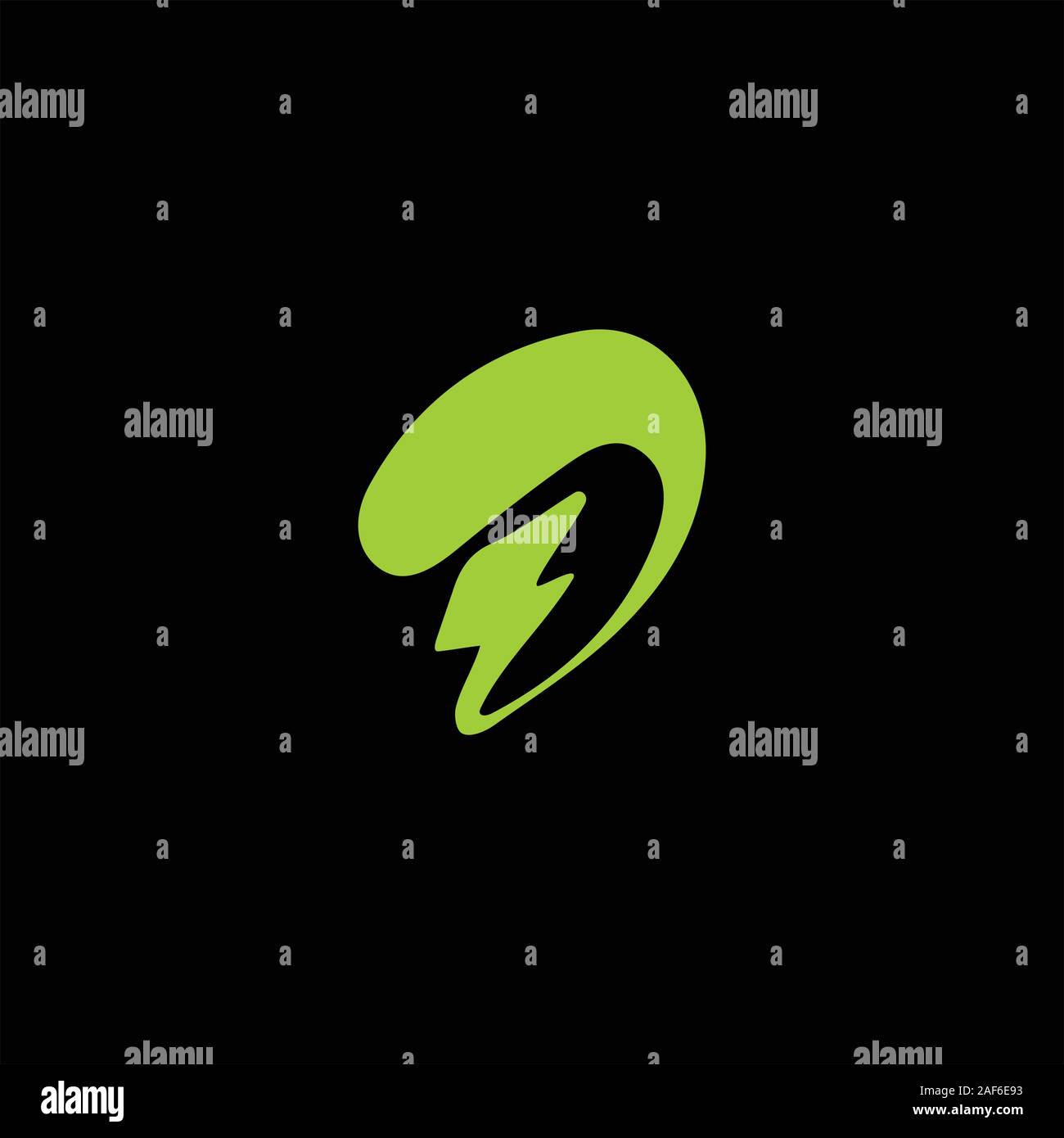 Modèle de conception de logo de l'énergie verte Illustration de Vecteur