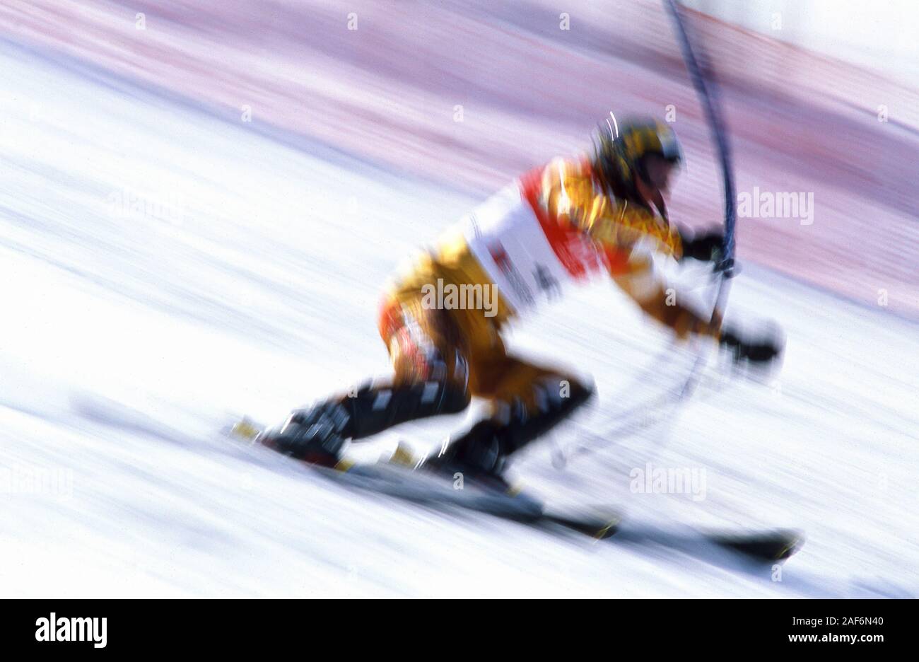 Torino 2006, XXES JEUX OLYMPIQUES D'hiver ski alpin, GamesSlalom discipline olympique. Banque D'Images