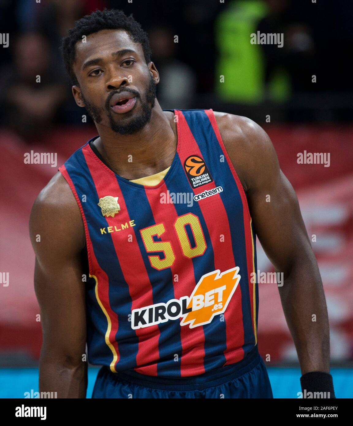 Belgrade, Serbie. Dec 12, 2019. Michael Eric de Kirolbet Baskonia Vitoria. Credit : Nikola Krstic/Alamy Live News Banque D'Images