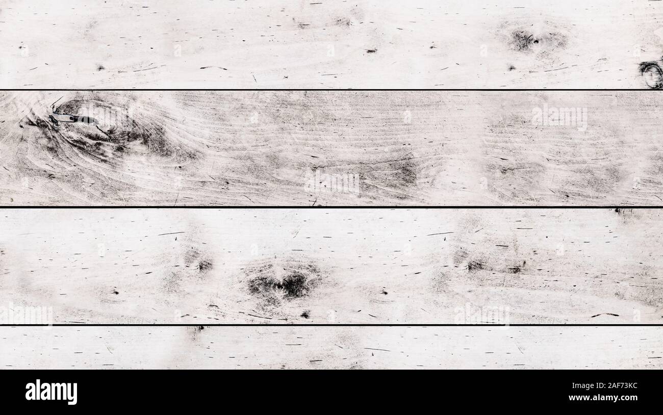 Tourné directement au-dessus de table en bois blanc, rustique, arrière-plan modèle Banque D'Images