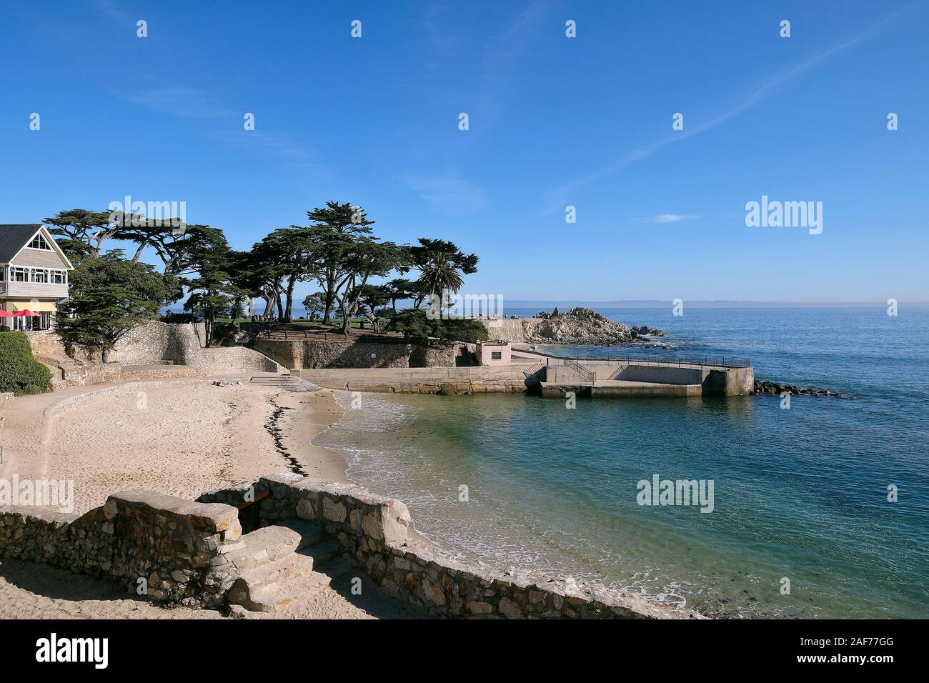 Lovers Point Park, Pacific Grove, Californie, États-Unis Banque D'Images