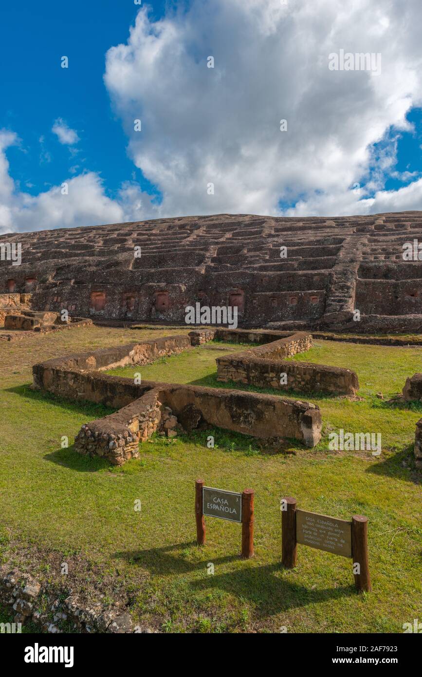 Casa Española ou Espagnol Maison de 1630 - 1660, site historique d'El Fuerte, Unesco world heritage, Samaipata, Santa Cruz, Bolivie, Amérique Latine Banque D'Images