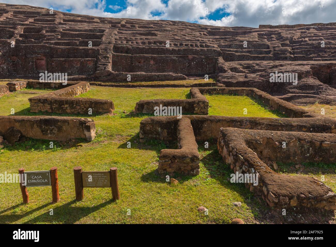 Casa Española ou Espagnol Maison de 1630 - 1660, site historique d'El Fuerte, Unesco world heritage, Samaipata, Santa Cruz, Bolivie, Amérique Latine Banque D'Images