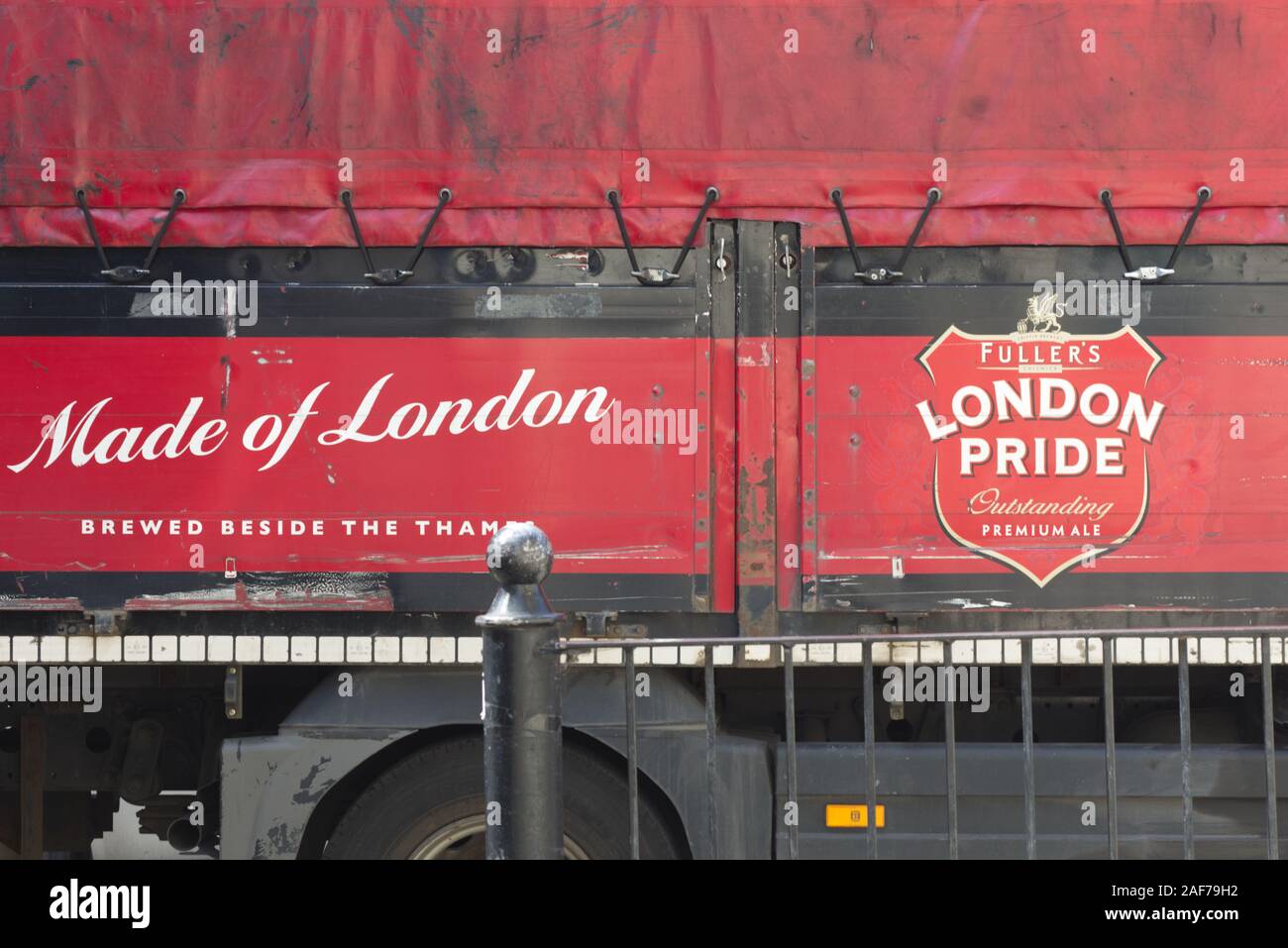 Camion Fullers London Pride Banque D'Images