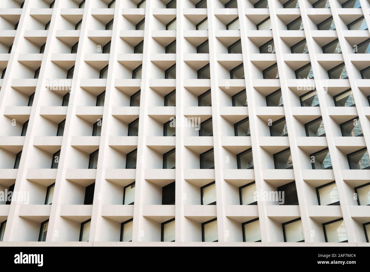 Détail de la façade de l'immeuble l'immobilier d'entreprise - résumé contexte Banque D'Images