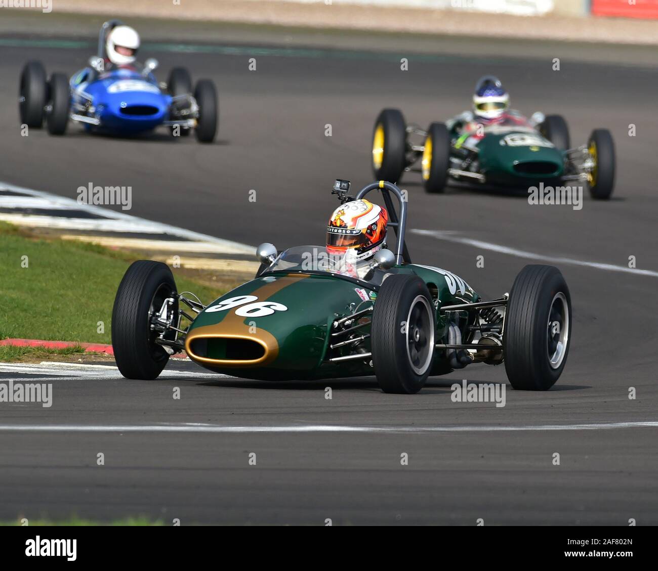 Timothy de Silva, Brabham BT2, FJHRA Historique, Formule Junior, moteur arrière, HSCC Silverstone Finale, Silverstone, octobre 2019, voitures, course, Historique Banque D'Images