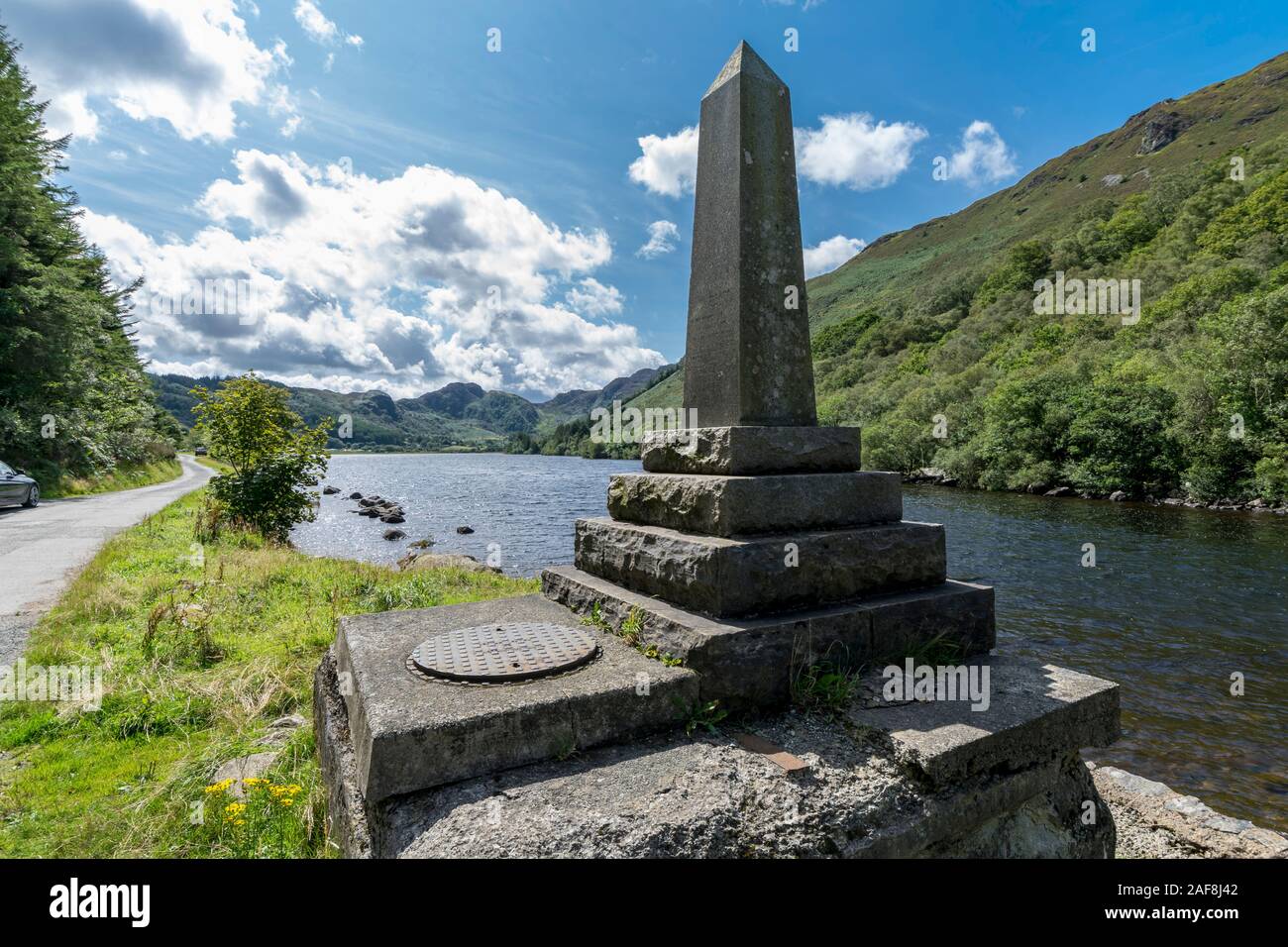 Llyn Crafnant près de Conwy dans le parc national de Snowdonia dans le Nord du Pays de Galles Banque D'Images