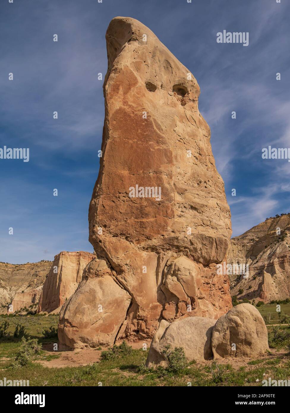 Chimney Rock, Parc d'état de Kodachrome Basin, Cannonville, Utah. Banque D'Images