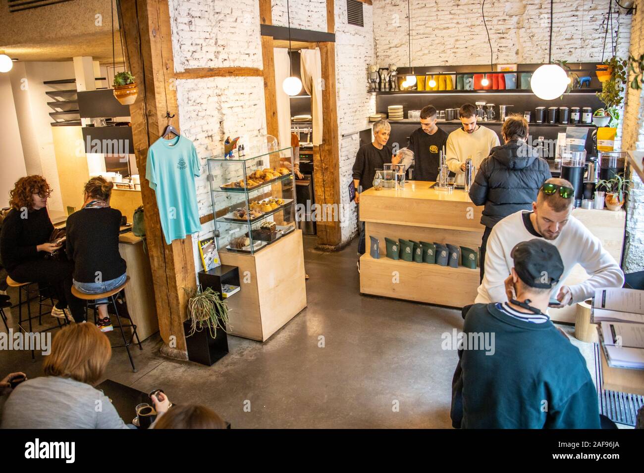 Mision Cafe, Madrid, Espagne Banque D'Images