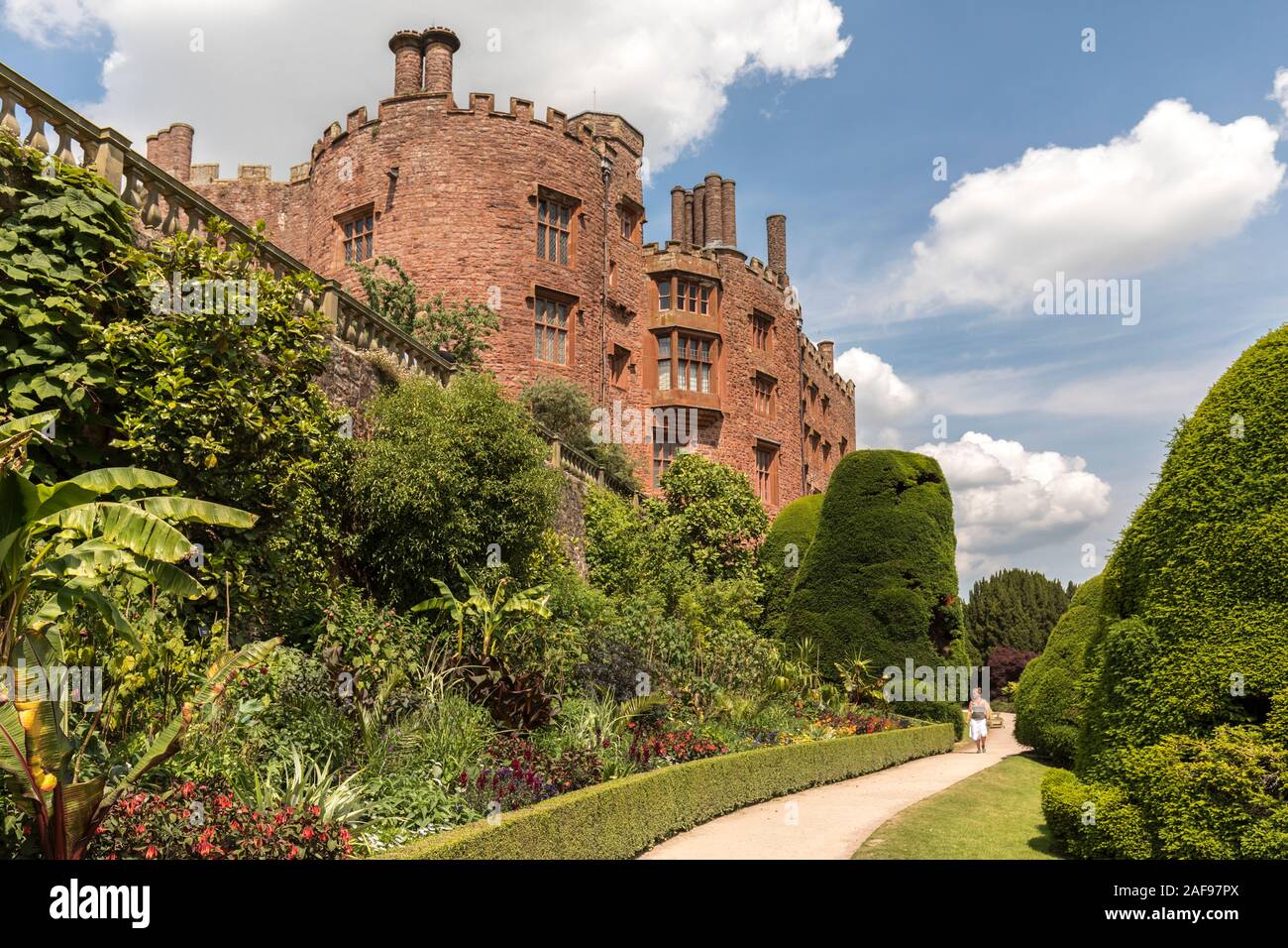 Château de Powis, Powys, Wales, UK Banque D'Images