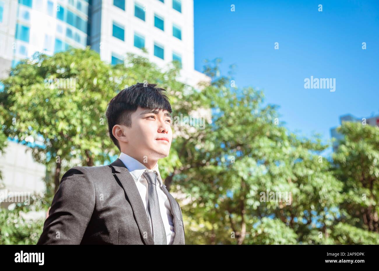 Portrait of asian handsome man Banque D'Images
