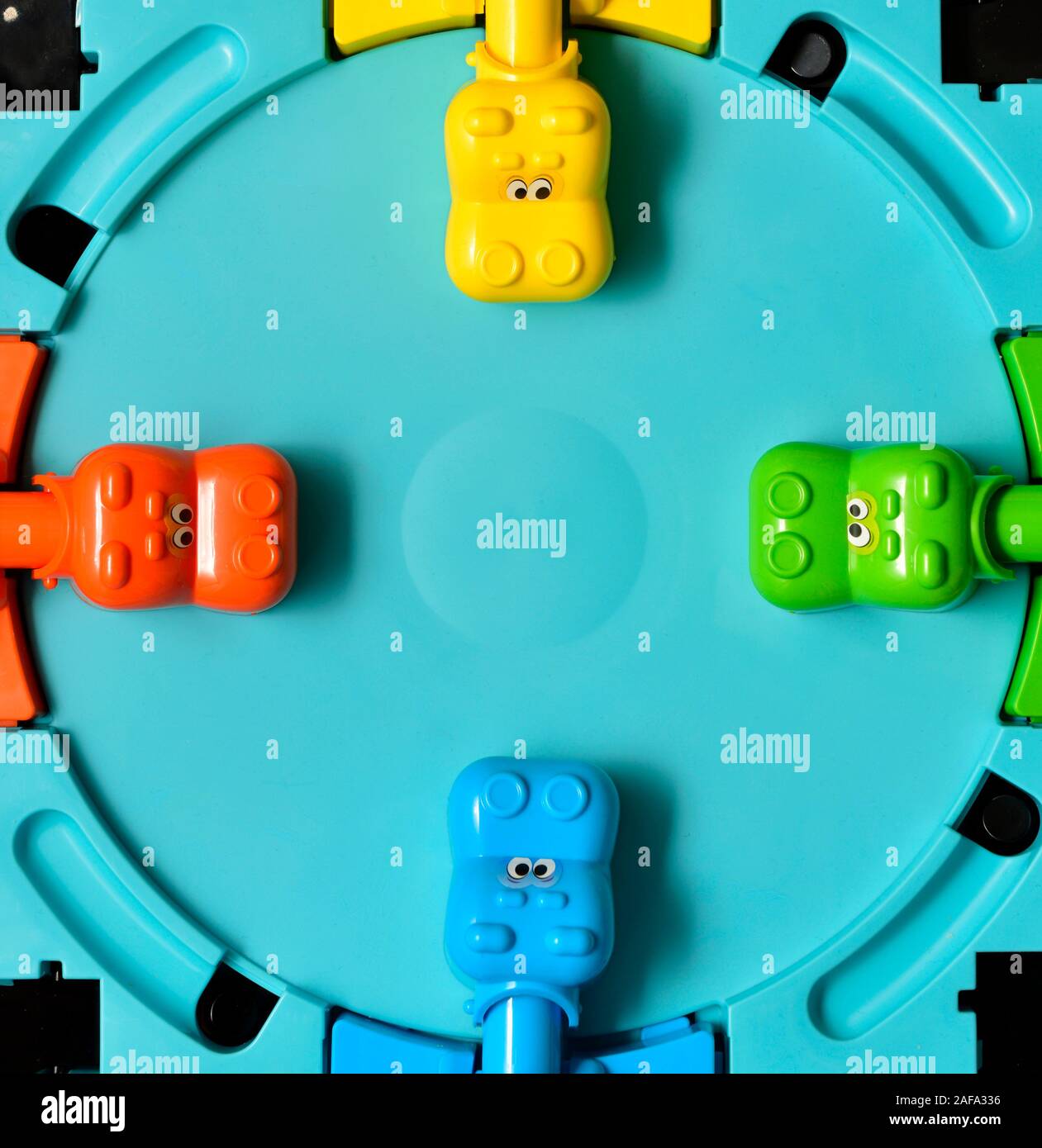 Hungry hippo jeu de table Banque D'Images