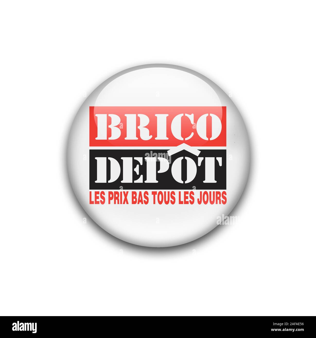 Brico Depot logo Banque D'Images