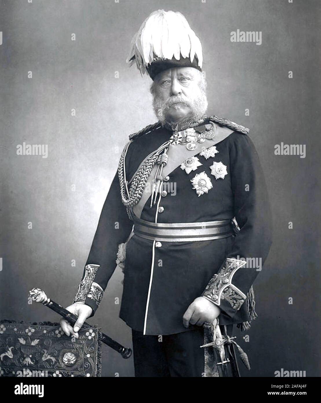 GEORGE FREDERICK CHARLES, 2e duc de Cambridge (1819-1904) commandant de l'armée britannique Banque D'Images