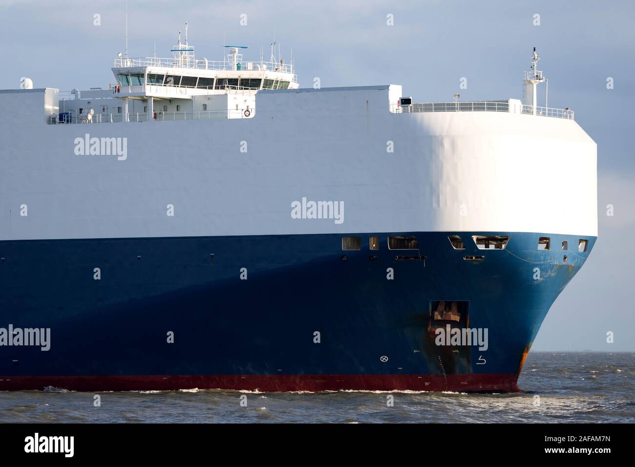 Arc d'une pure car and truck carrier Banque D'Images