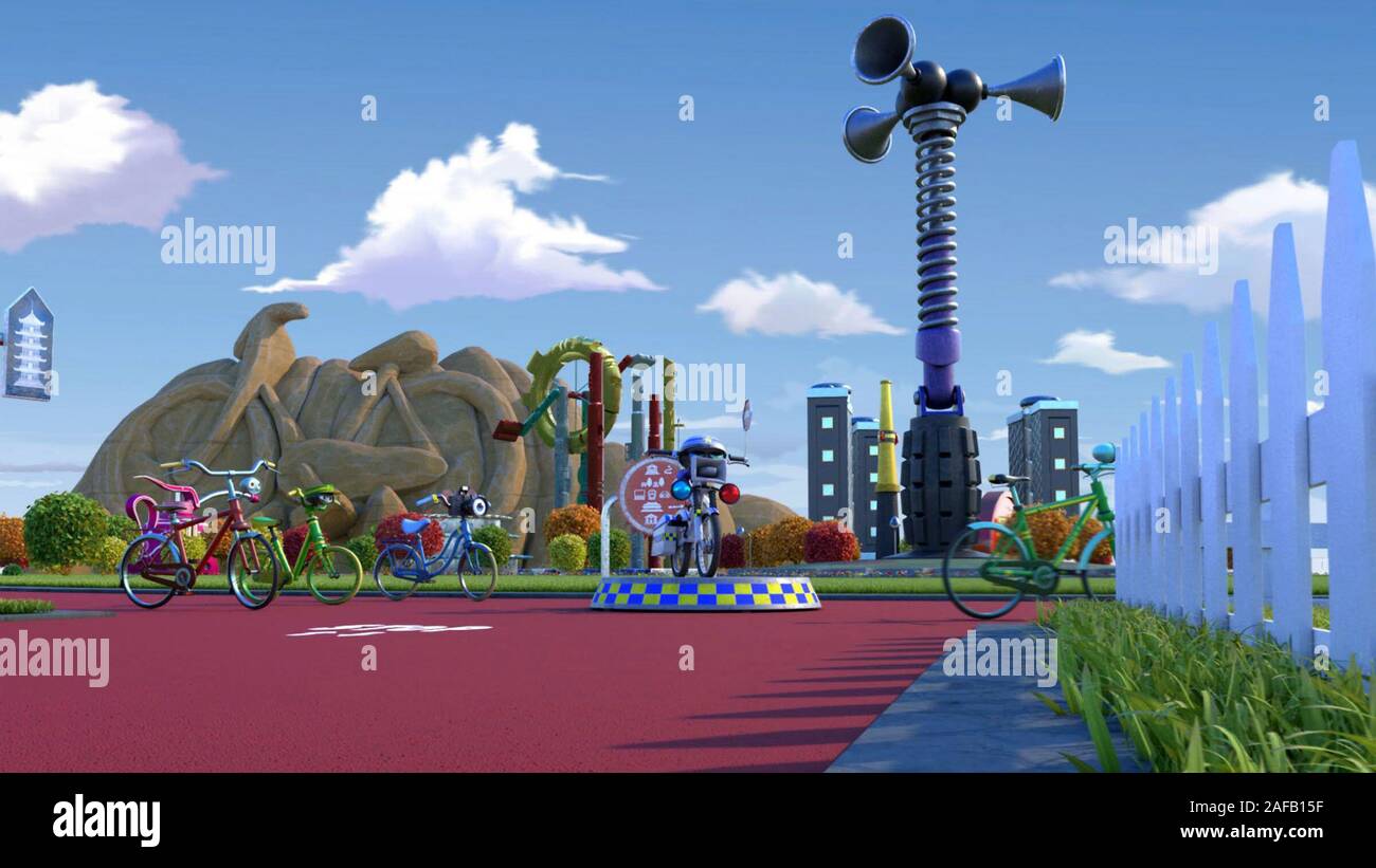 Des vélos (2018), réalisé par MANUEL J. GARCIA. Credit : Animation Vélos / Album Banque D'Images