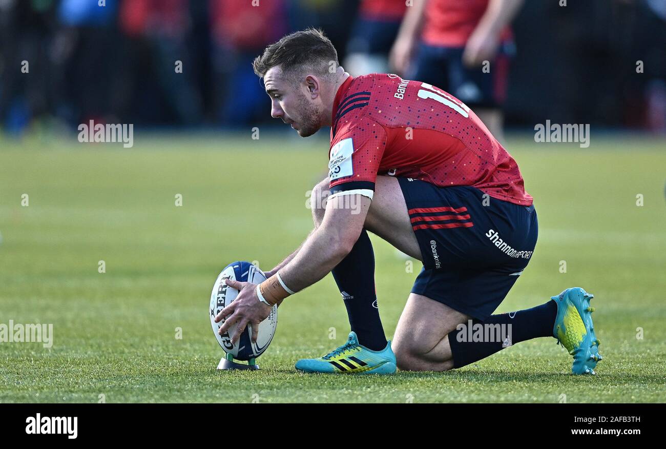 Hendon, Royaume-Uni. 14 Décembre, 2019. JJ Hanrahan (Munster Rugby). Saracens v Munster Rugby. Piscine 4. Heineken Cup Champions. Allianz Park. Hendon. Londres. UK. Garry Crédit/Sport sous gaine en images/Alamy Live News. Credit : Sport en images/Alamy Live News Banque D'Images
