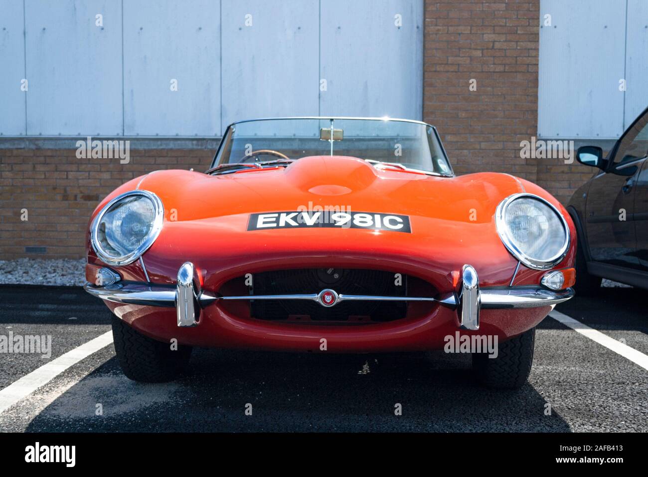 Jaguar E-Type Banque D'Images