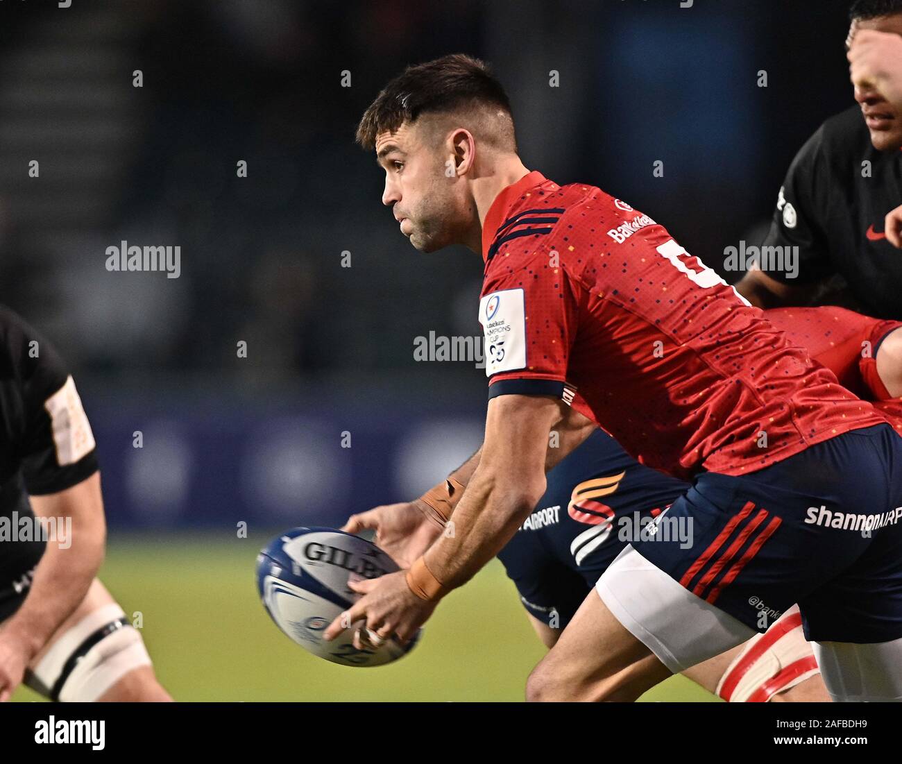 Hendon, Royaume-Uni. 14 Décembre, 2019. Conor Murray (Munster Rugby). Saracens v Munster Rugby. Piscine 4. Heineken Cup Champions. Allianz Park. Hendon. Londres. UK. Garry Crédit/Sport sous gaine en images/Alamy Live News. Credit : Sport en images/Alamy Live News Banque D'Images