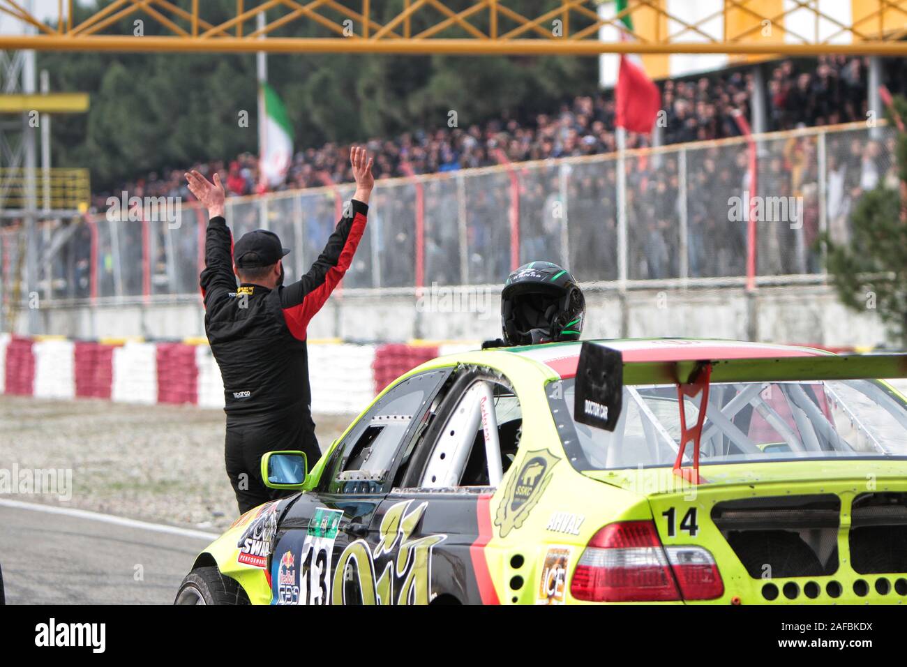 Drift championship à Téhéran Banque D'Images