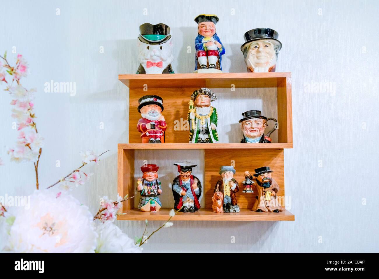 Toby Jug collection Banque D'Images