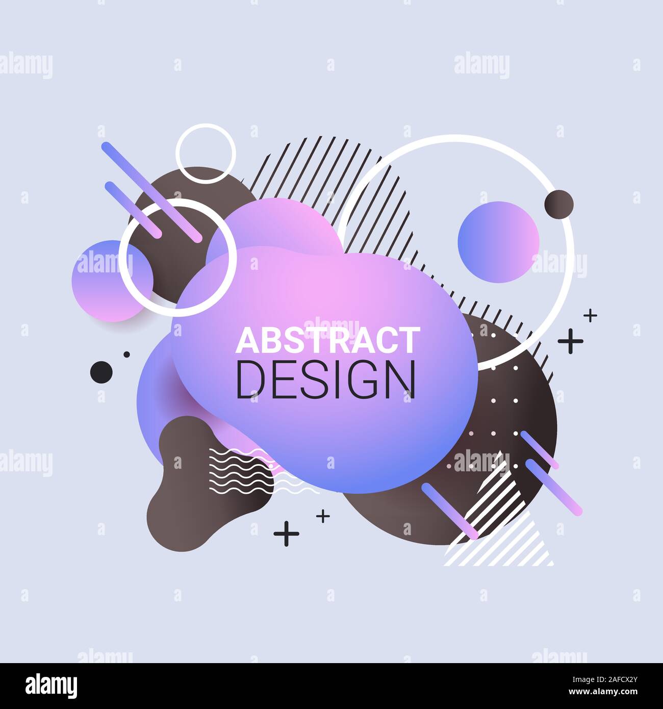 L'élément graphique moderne de couleur gradient dynamique formulaire ...