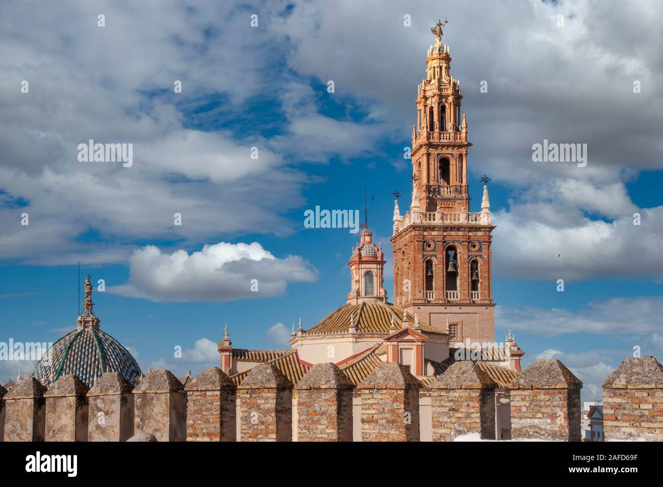 Magnifique quartier de la municipalité de Carmona dans la province de Séville, Andalousie Banque D'Images