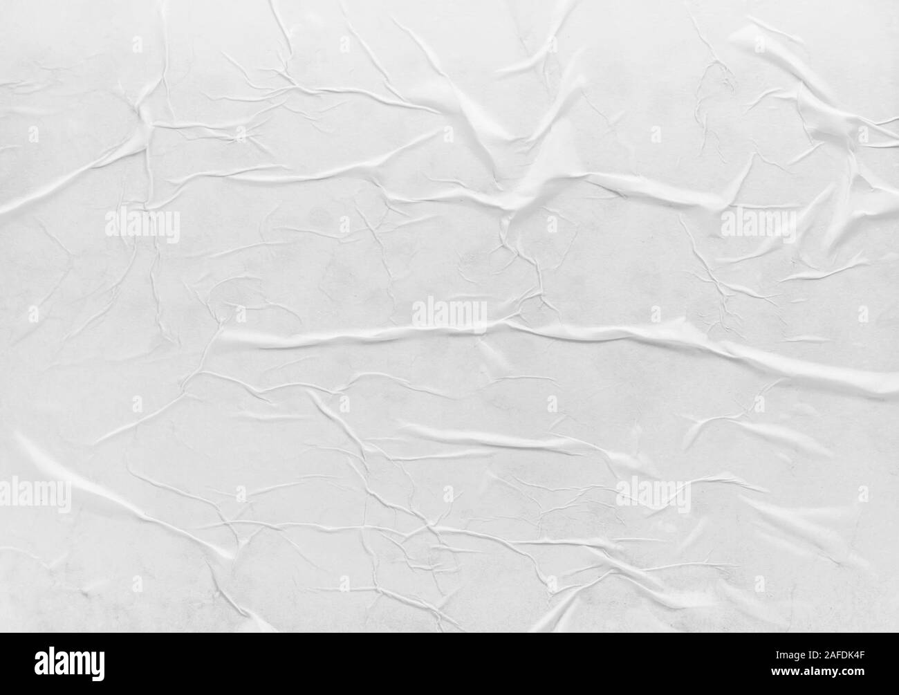 Surface de papier froissé humide collée. Utile pour poster ou design de bannières Banque D'Images
