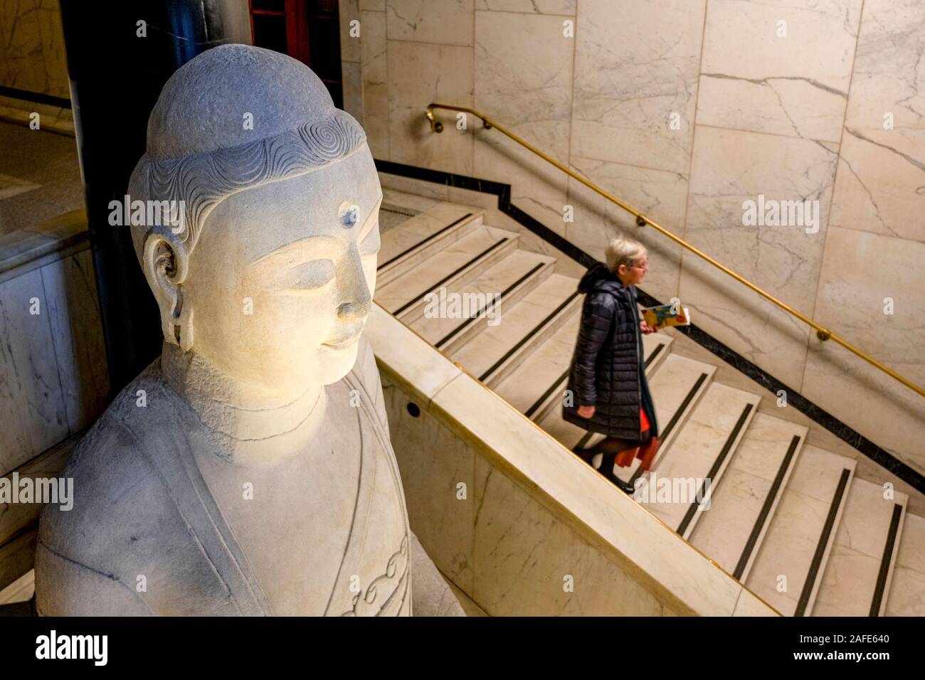 Le Bouddha Amitabha, le Bouddha de lumière infinie, origine Chine, British Museum, Banque D'Images