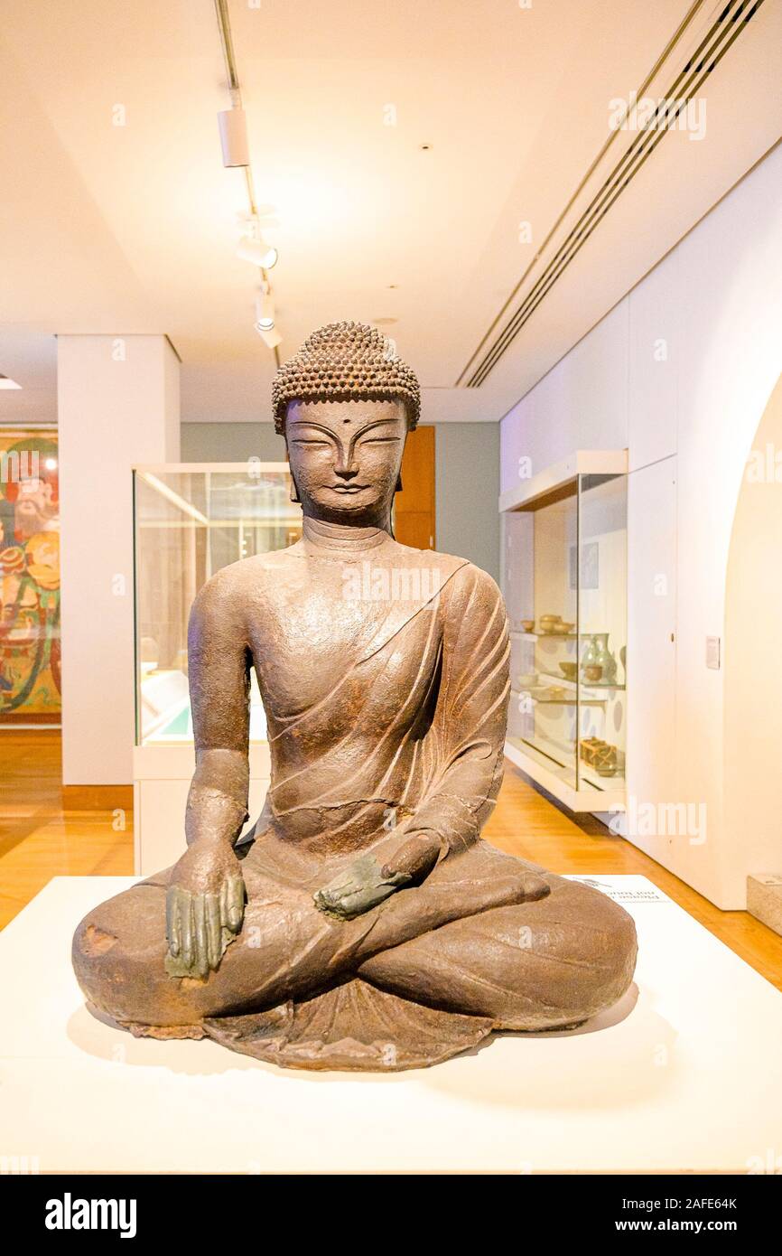 Bouddha coréen, British Museum, Londres, Angleterre, Royaume-Uni Banque D'Images