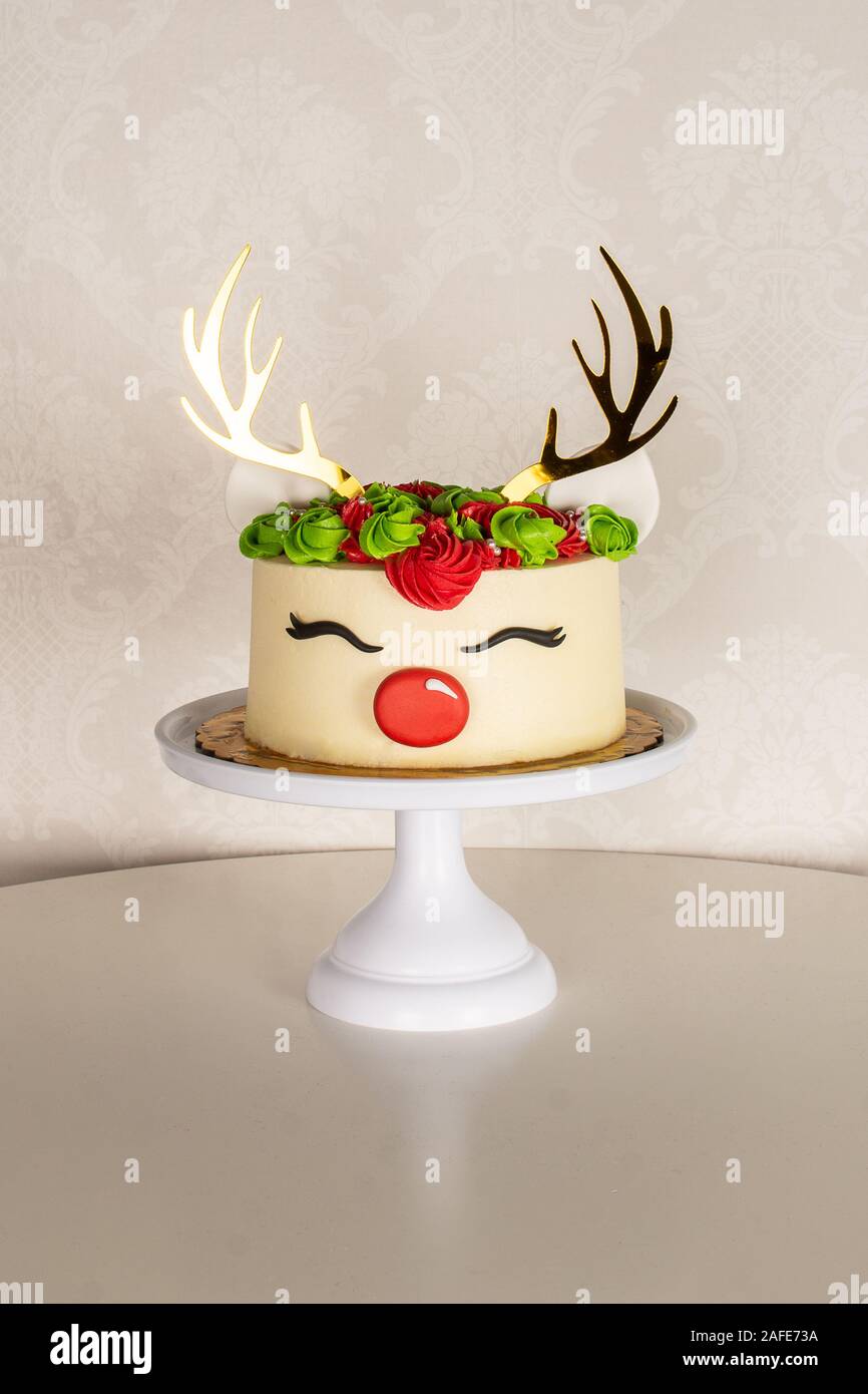 Gâteau de Noël Banque D'Images