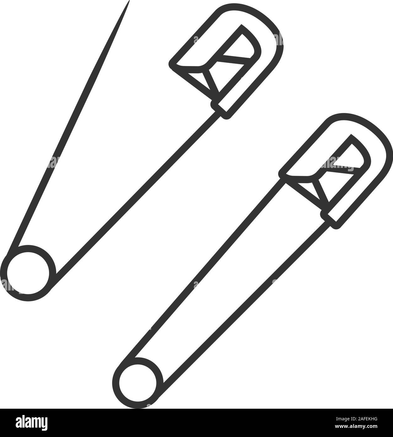 Les épingles de sûreté icône linéaire. Fine ligne illustration. Symbole de contour. Dessin vectoriel aperçu isolés Illustration de Vecteur Les épingles de sûreté icône linéaire. Fine ligne illustration. Symbole de contour. Dessin vectoriel aperçu isolés Illustration de Vecteur