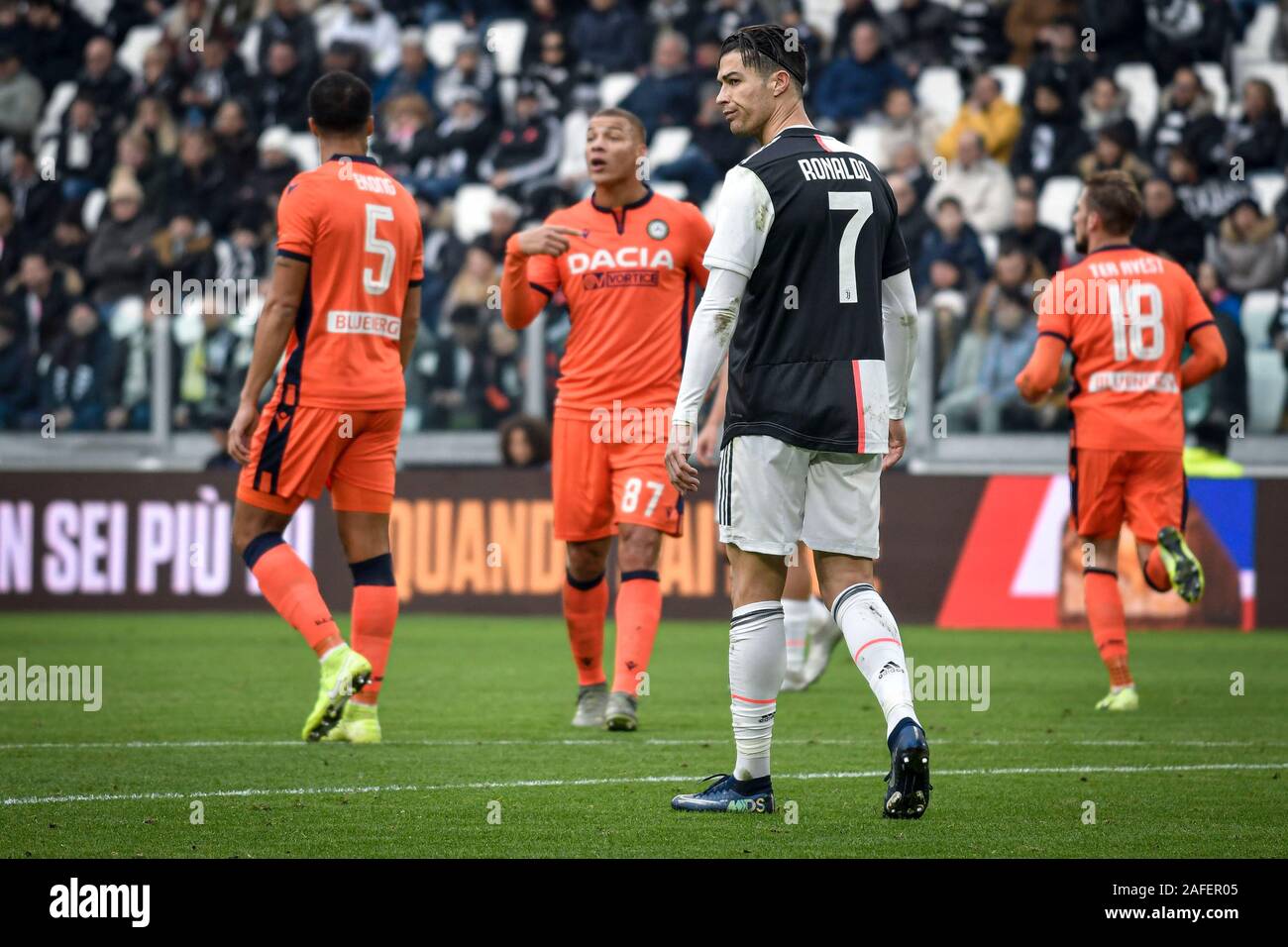 Turin, Italie. Le 15 décembre, 2019. Turin. Match Ligue Serie A Tim 2019/2020.  Juventus Vs Udinese. Allianz Stadium dans la Photo : Cristiano Ronaldo :  Crédit Photo Agency indépendante/Alamy Live News Photo Stock - Alamy